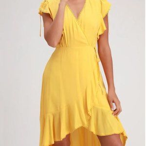 lulus yellow dress